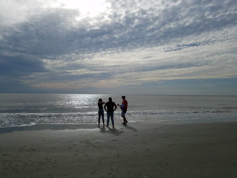 People on the beach