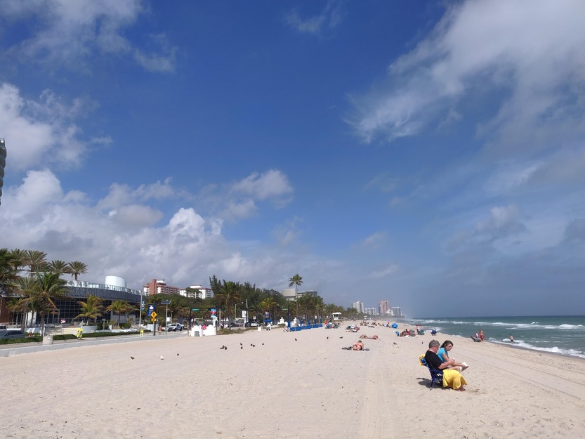 People on the beach
