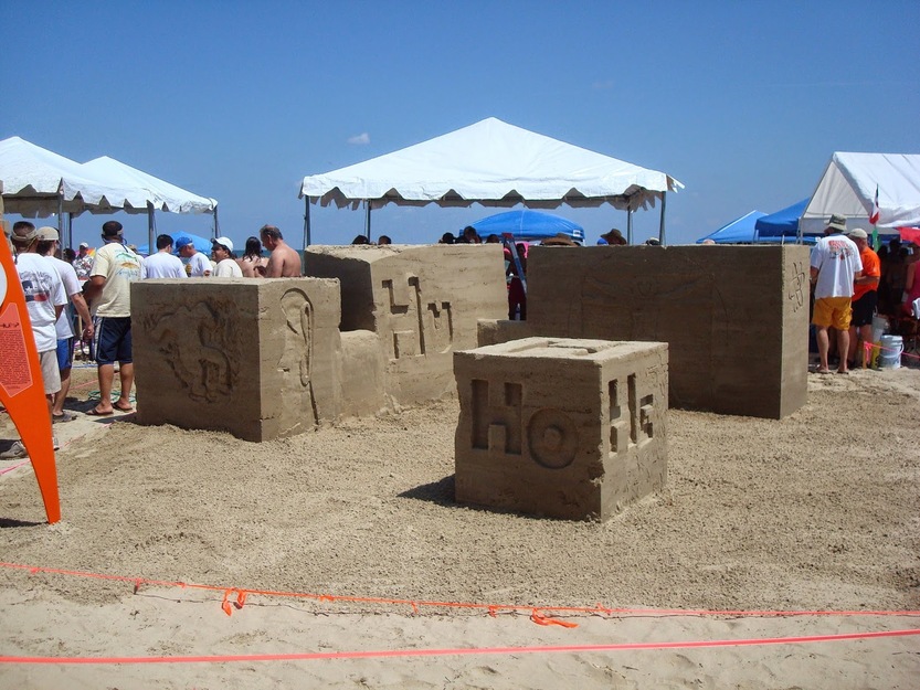 Sand cubes