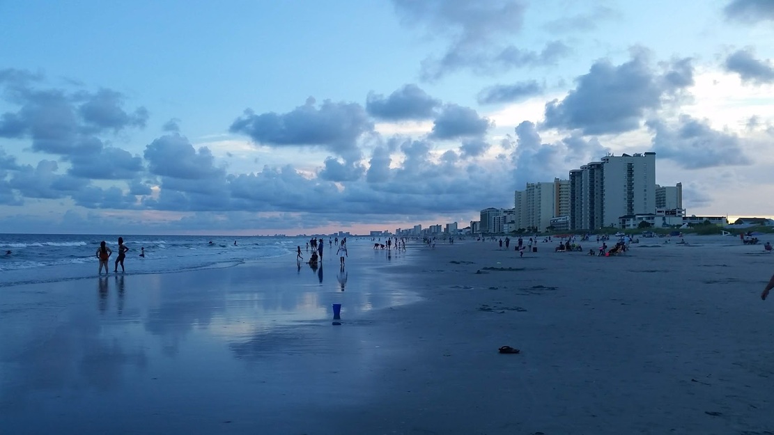 Ocean Park (North Myrtle Beach) in the evening