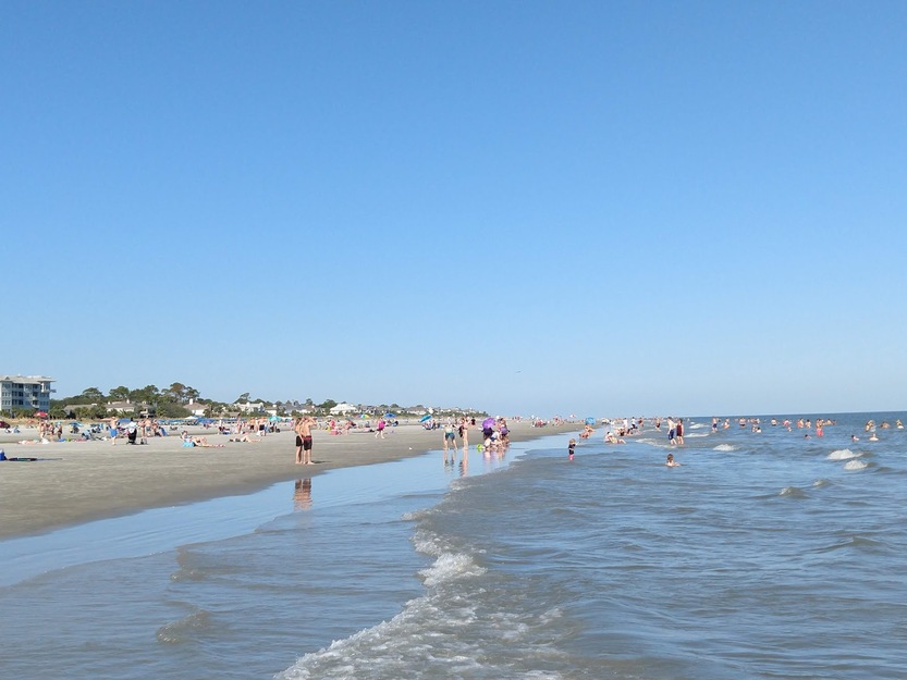 People on the beach