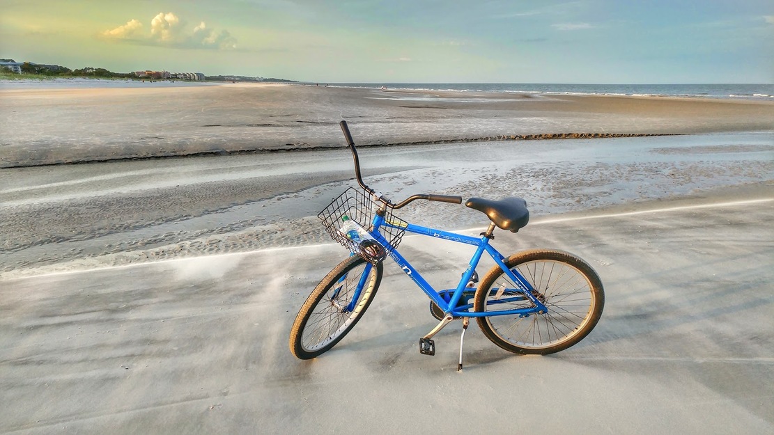 Bicycle on the beach