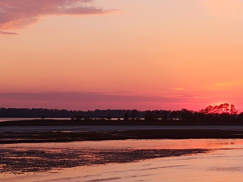 Sunset on the beach