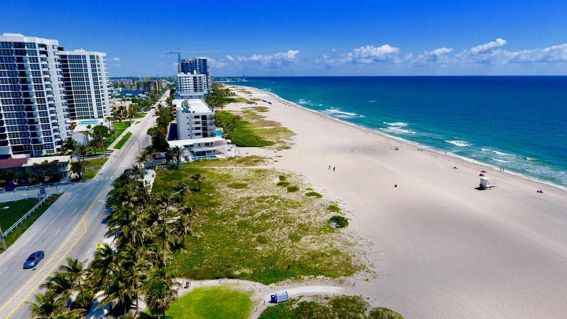 Hillsboro Beach aerial view