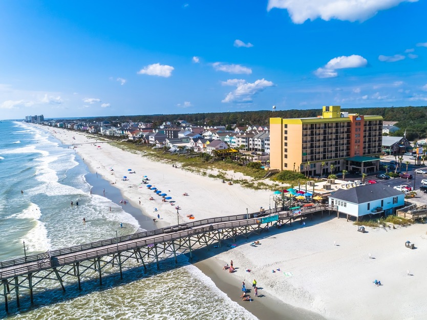 Surfside Beach aerial view