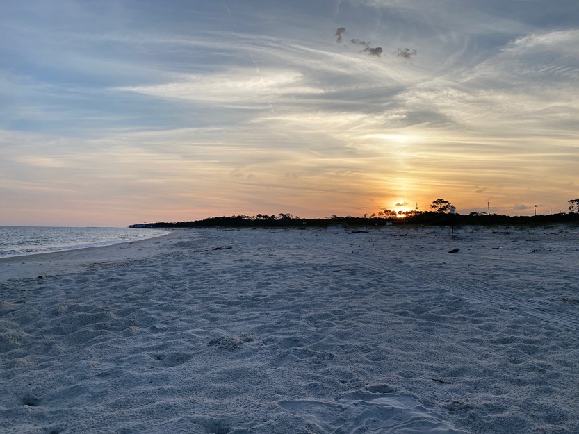 Sunrise on the beach