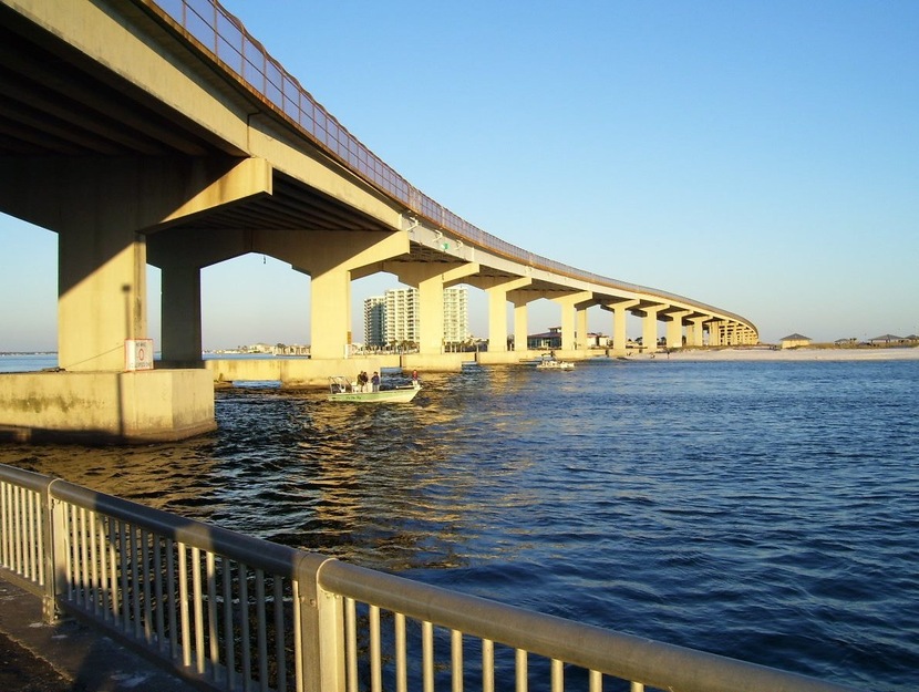 Perdido Pass - Bridge near Florida Point