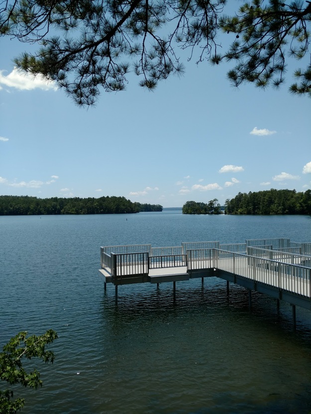 Lake pier