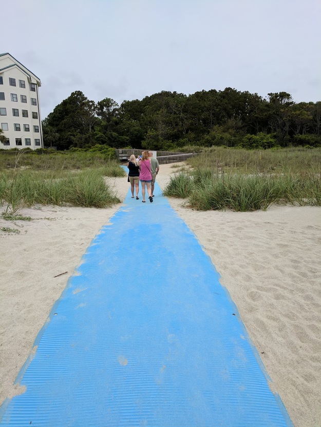 Beach entrance