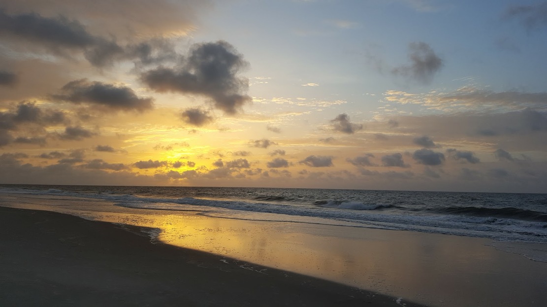 Sunrise on the beach