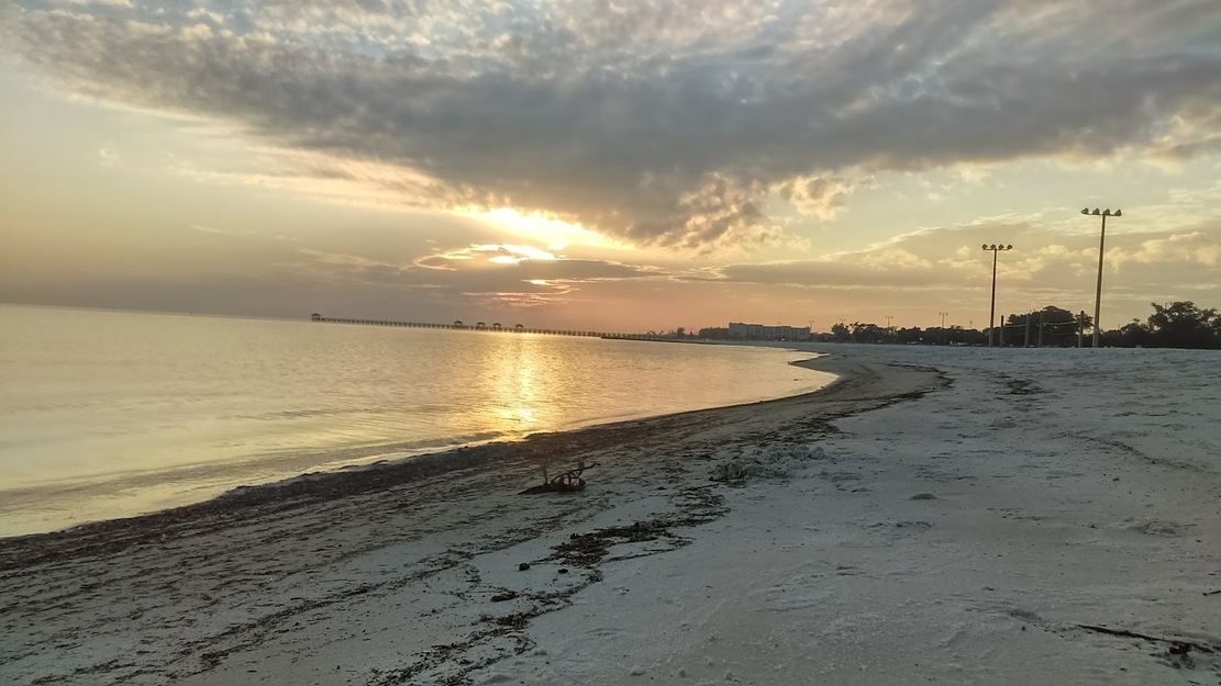 Sunset on the beach