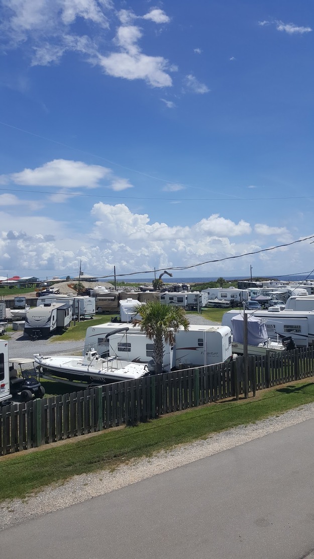 RV station at Grand Isle