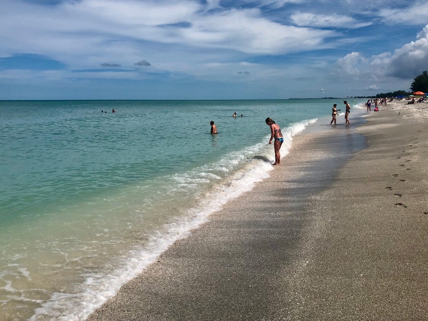 People swimming near Captiva Beach