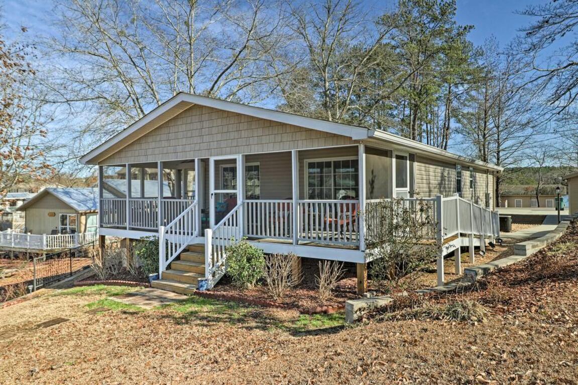 Waterfront Lake Martin Home with Porch and Boathouse! photo