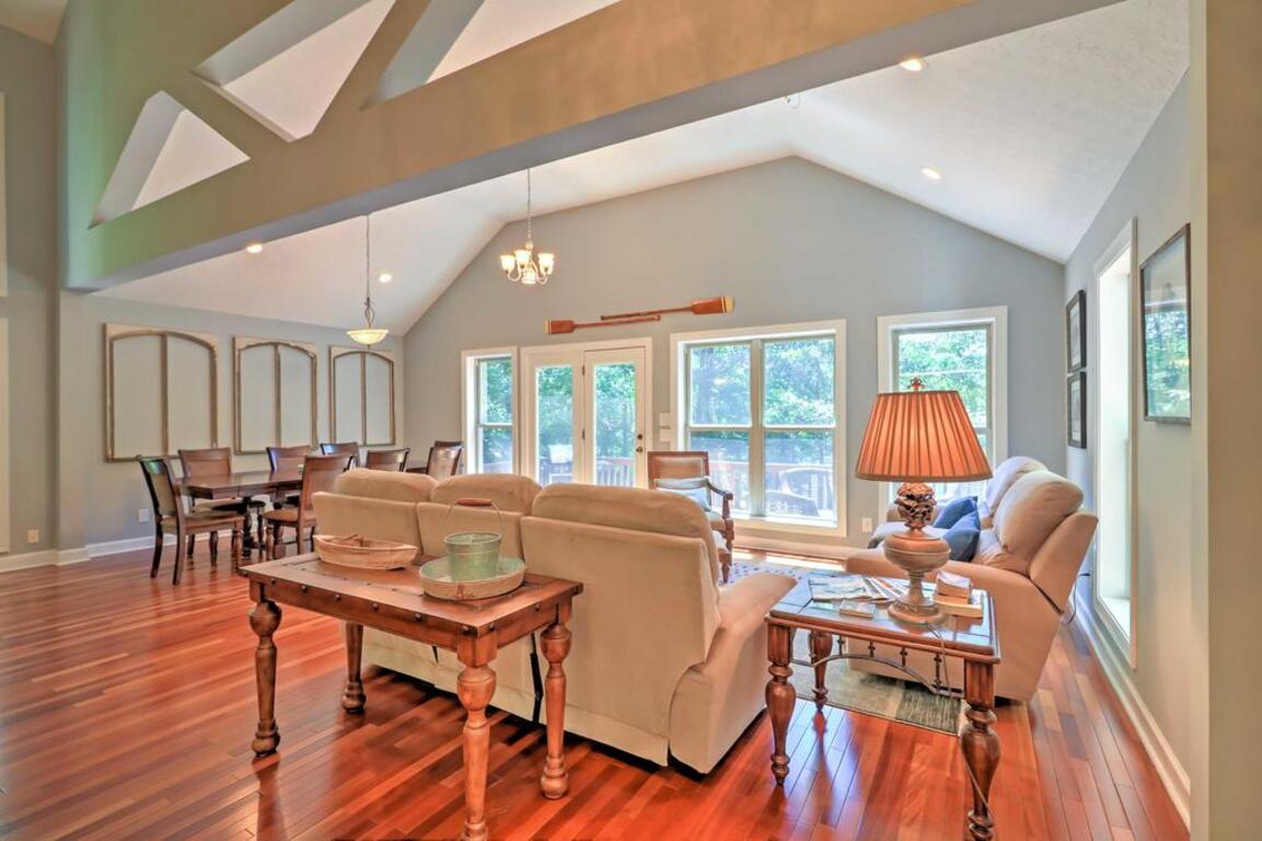 Lakefront Jacksons Gap House with Deck, Dock and Views photo