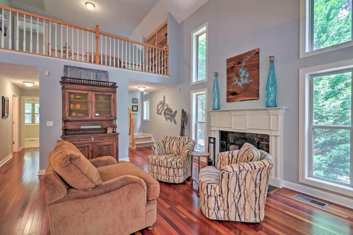 Lakefront Jacksons Gap House with Deck, Dock and Views photo