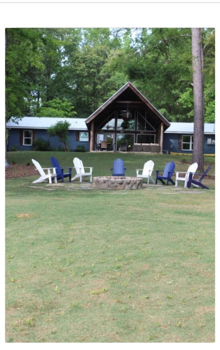 Lake Martin home, lakefront, renovated house, no stairs- beach area photo