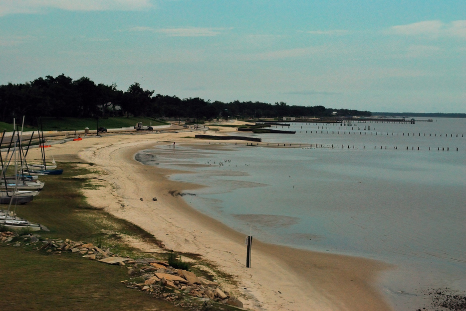 View from the new Biloxi Bay Bridge