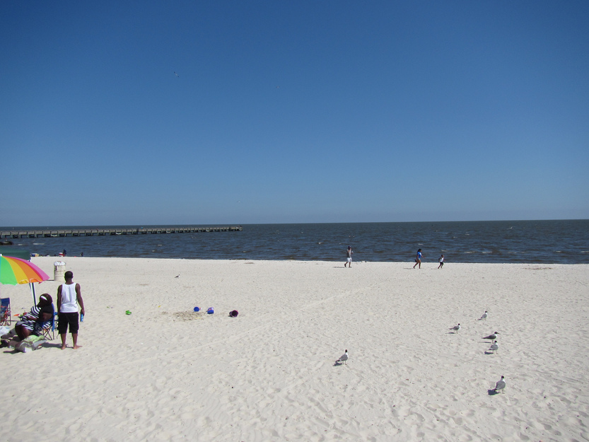 Biloxi beach white sand