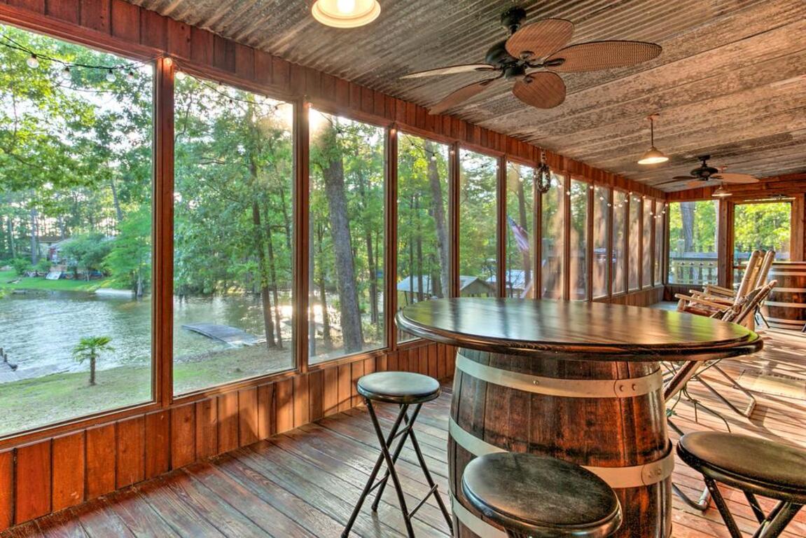Lakefront Toledo Bend Cabin with Dock and Grill! photo