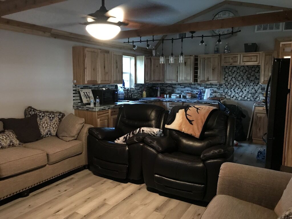 Beautiful One Bedroom Log Cabin with possible pontoon boat rental photo