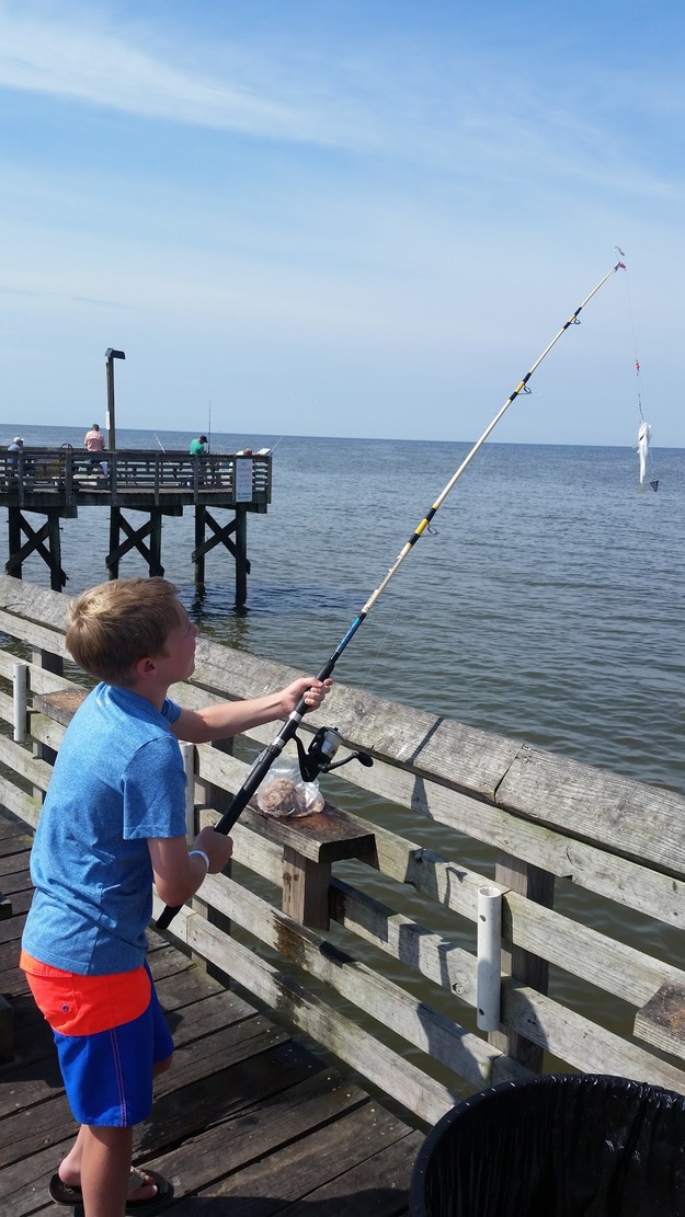 Young fisherman