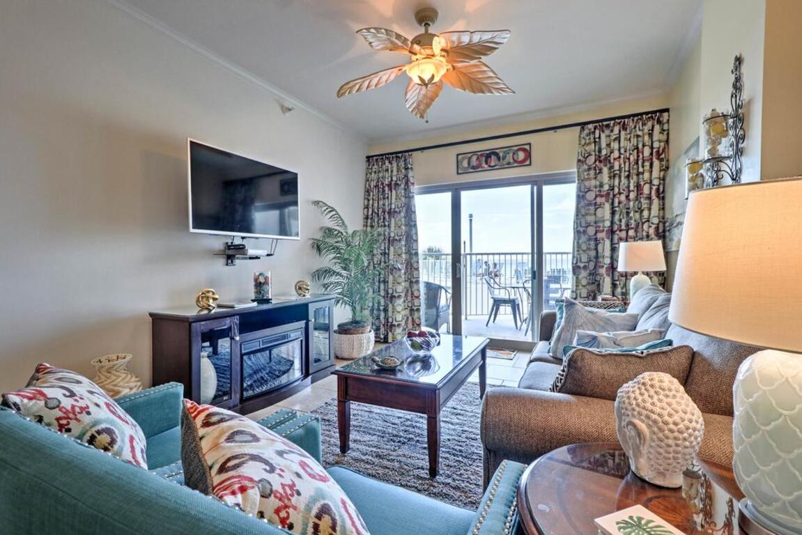 Lavish Beachfront Biloxi Condo with Pvt Patio and Pool! photo
