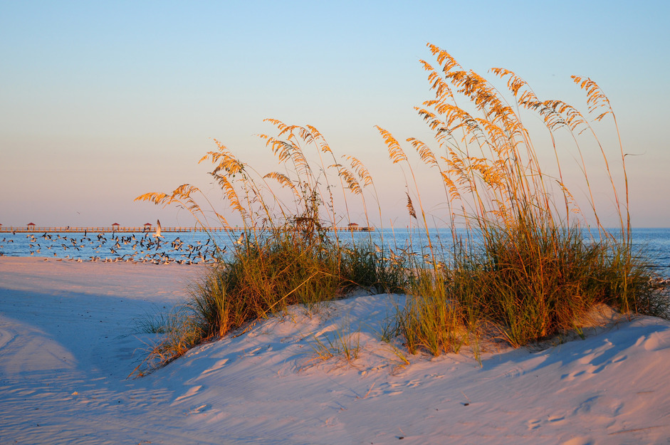 Gulf of Mexico at Biloxi, Mississippi