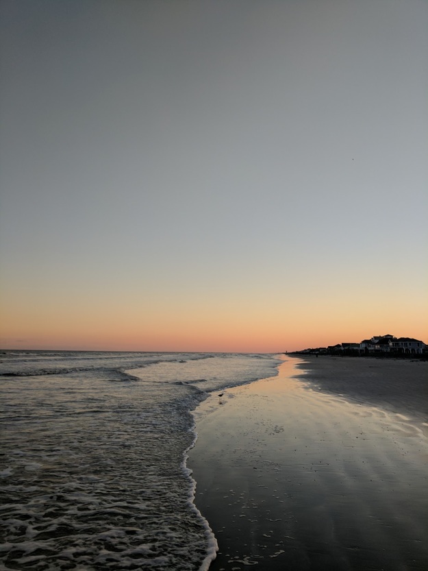 Sunset on the beach