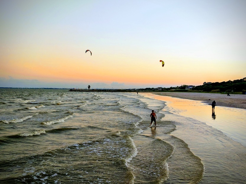 Sunset at the beach