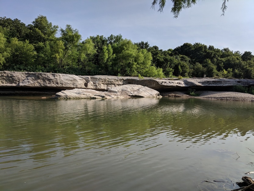 McKinney Falls lake view