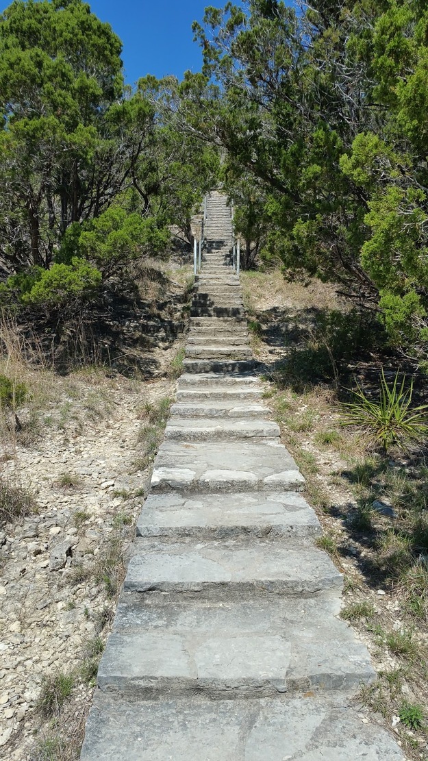The stairs