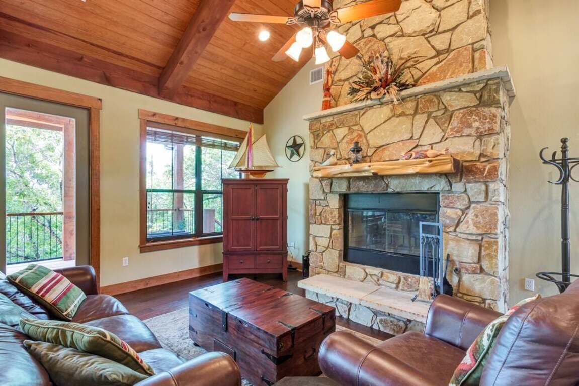 Rustic Cottage with Hill Country View at Hollow Resort, 4 Pools photo