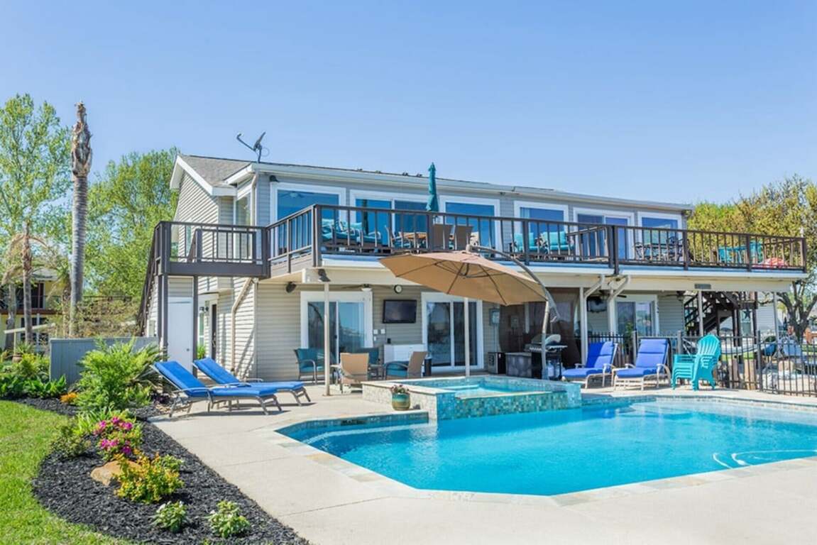 Luxury Lakefront Home with Spectacular Pool and Spa!!! Tremendous Lake Views!!! photo