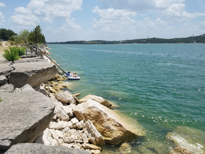 Blue water