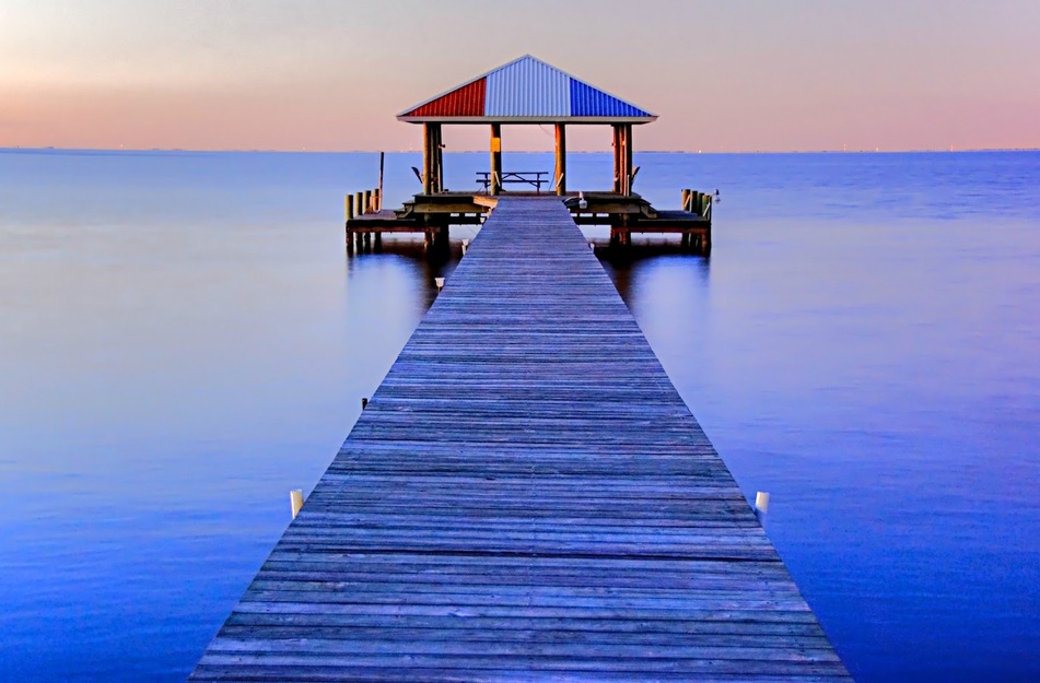 Park fishing pier