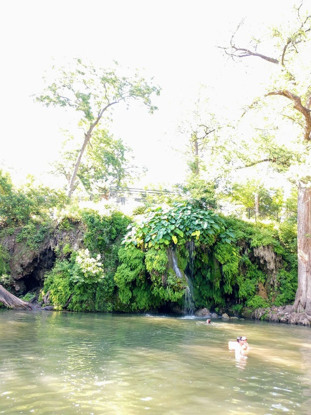 Krause Springs Beach
