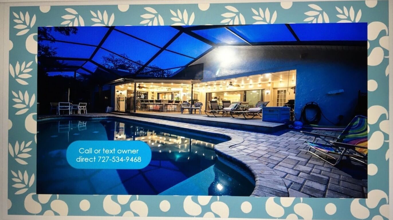 Trop Resort 4 Kings 1 Queen, 4 Bath, Tiki Bar, HEATED Pool, SPA, Bikes, Toys photo