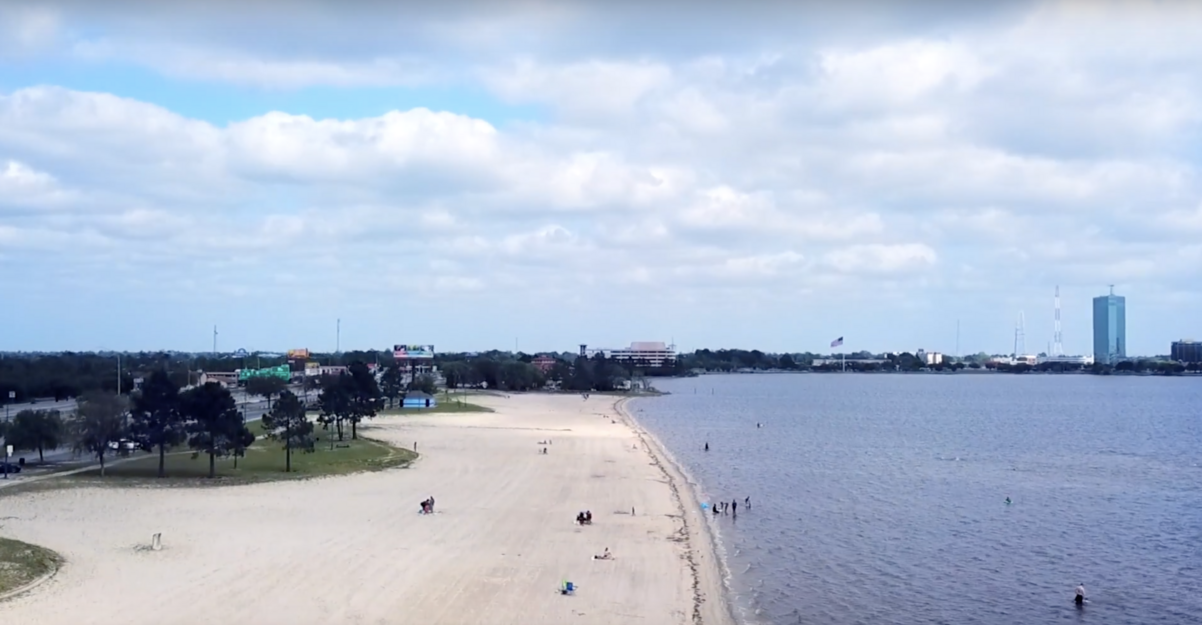 North Beach from above