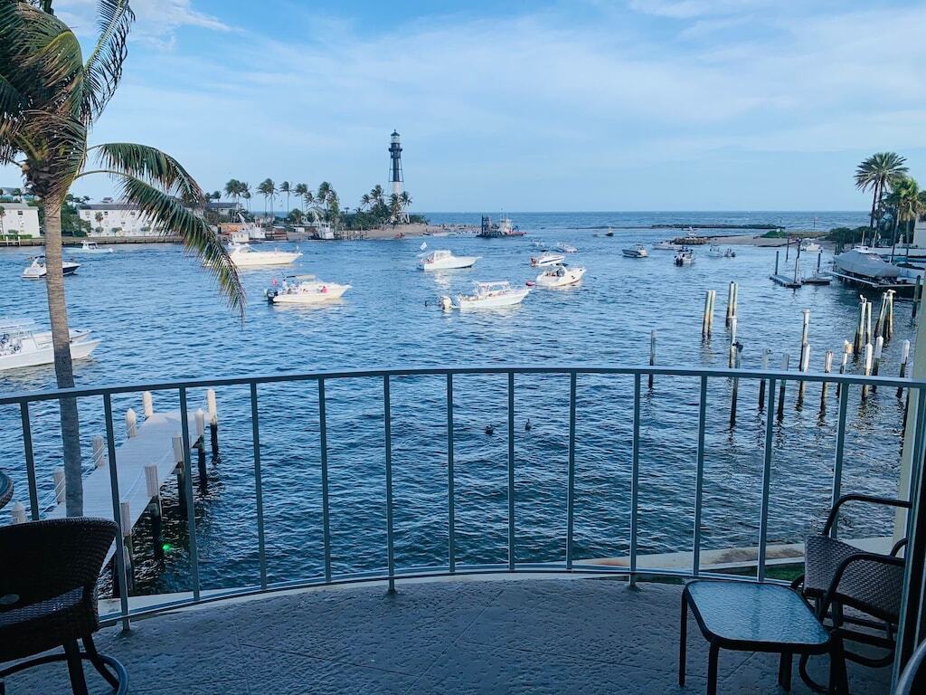 Waterfront Condo overlooking the Hillsboro Inlet photo