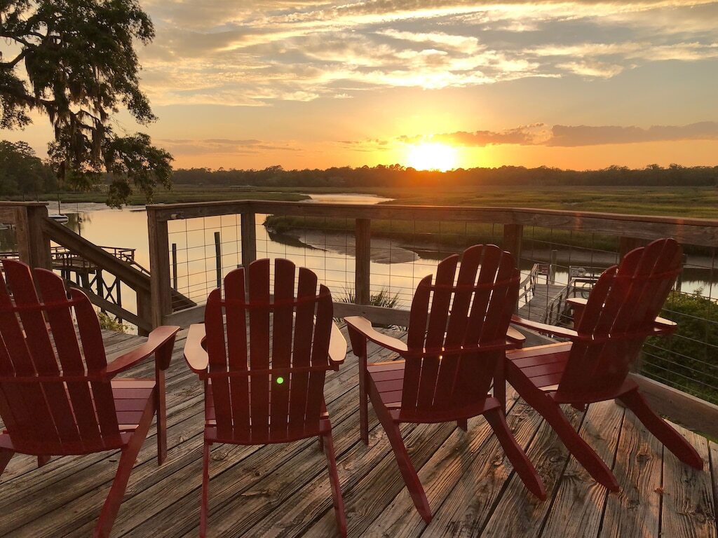 Darien, GA Deepwater with Dock, Kayaks, Canoe, Bikes & Screened in porch! photo
