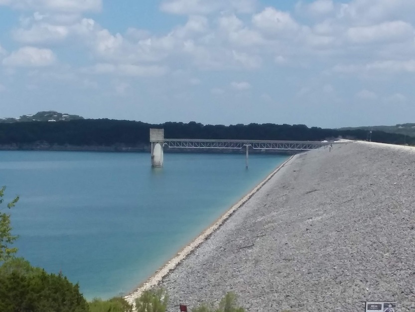 Dam near the Overlook Park Beach