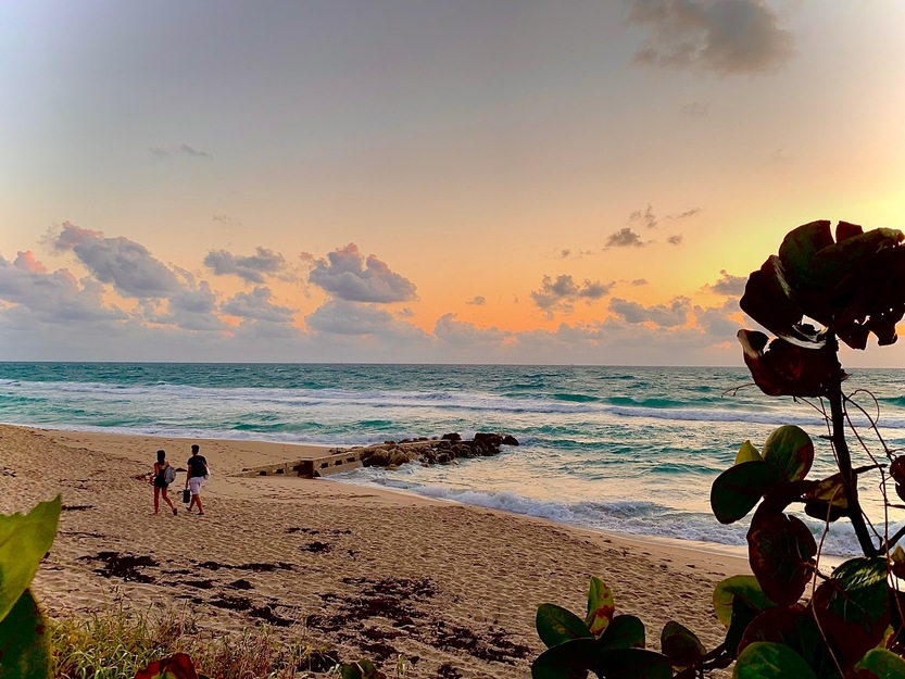 Evening on the beach