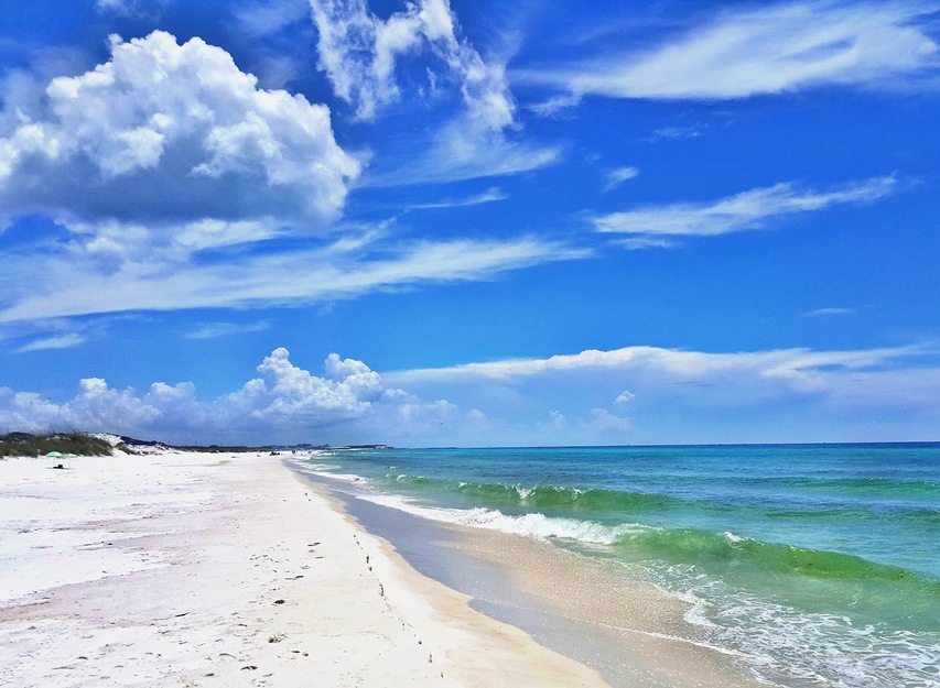 Sandy beach near Fort Walton Beach