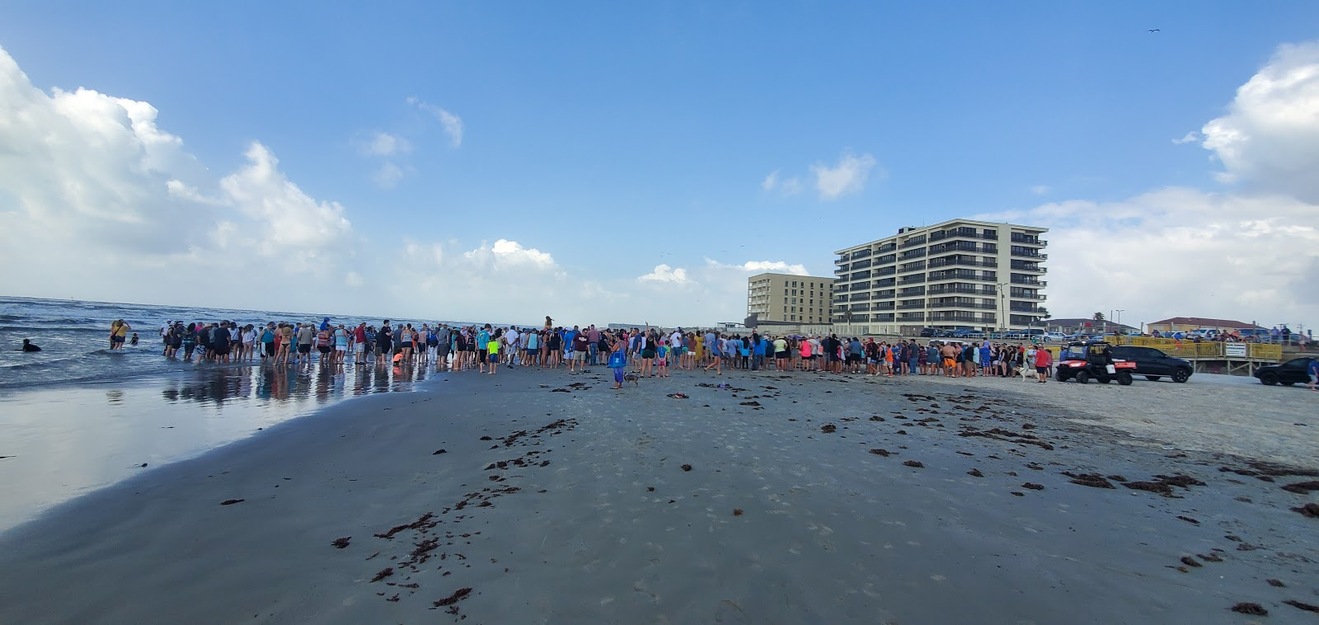 People on the beach