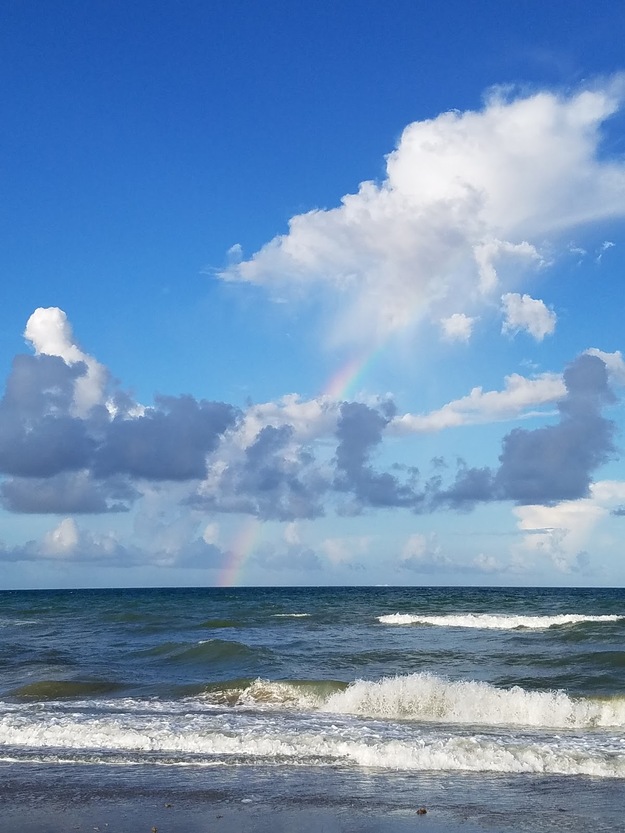 Clouds over the ocean