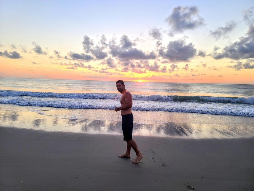 Man on Melbourne Beach