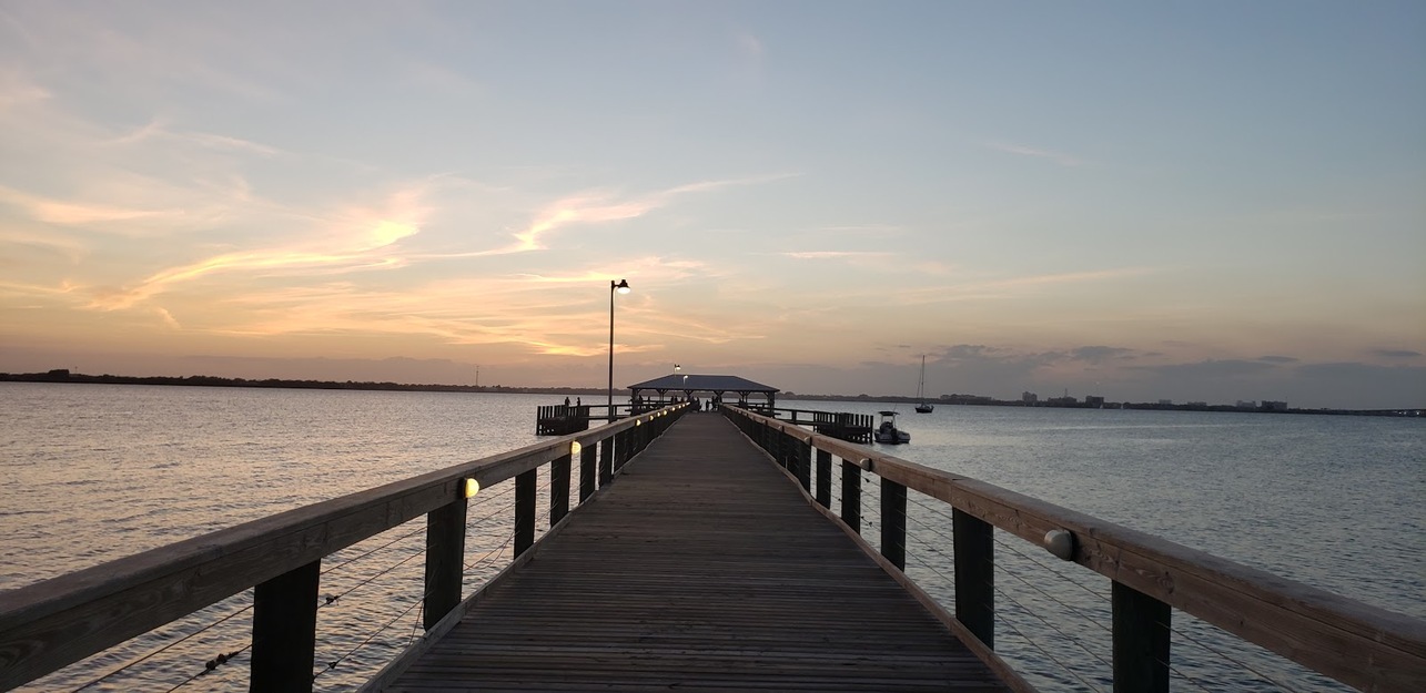 Melbourne Beach fishing pier