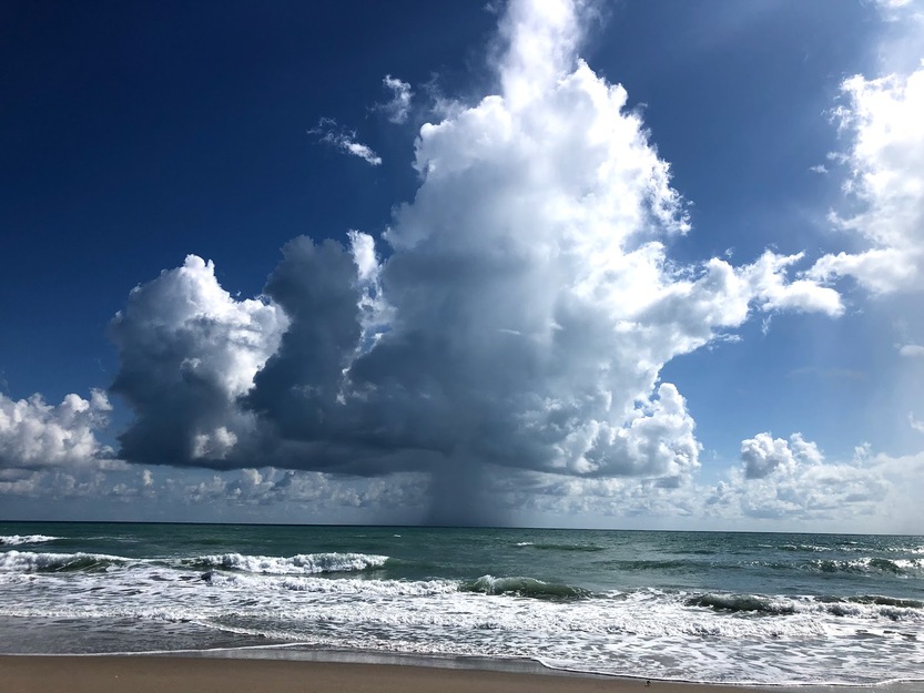 Sea and clouds