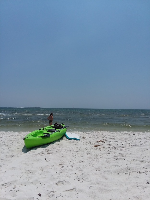 Boat on St. Joe Beach, Florida